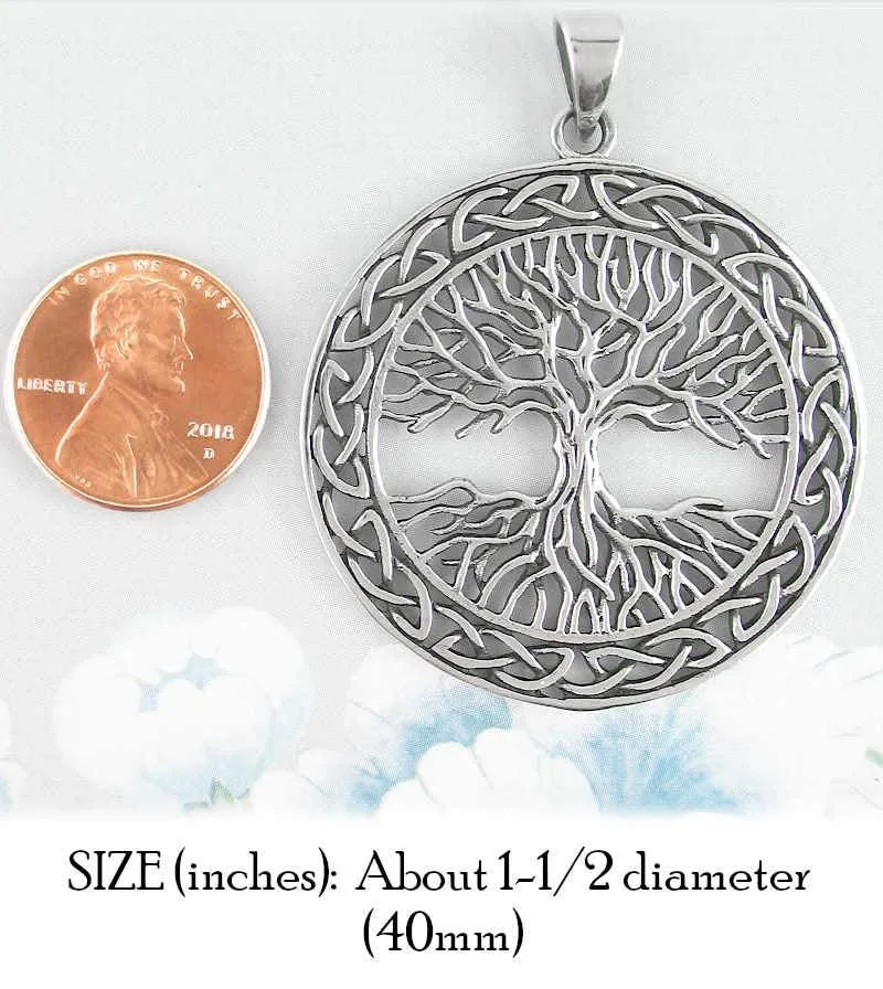 Majestic Tree of Life Medallion Pendant