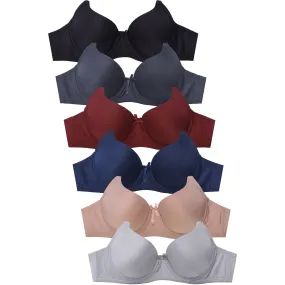 MAMIA LADIES PLAIN DD CUP BRA, 3 HOOK (BR4013PDD9)