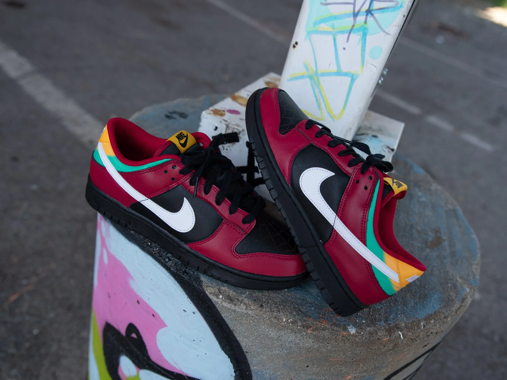 Nike Dunk Low Retro Ltd 'Biker Tattoos' -Originally $135.00