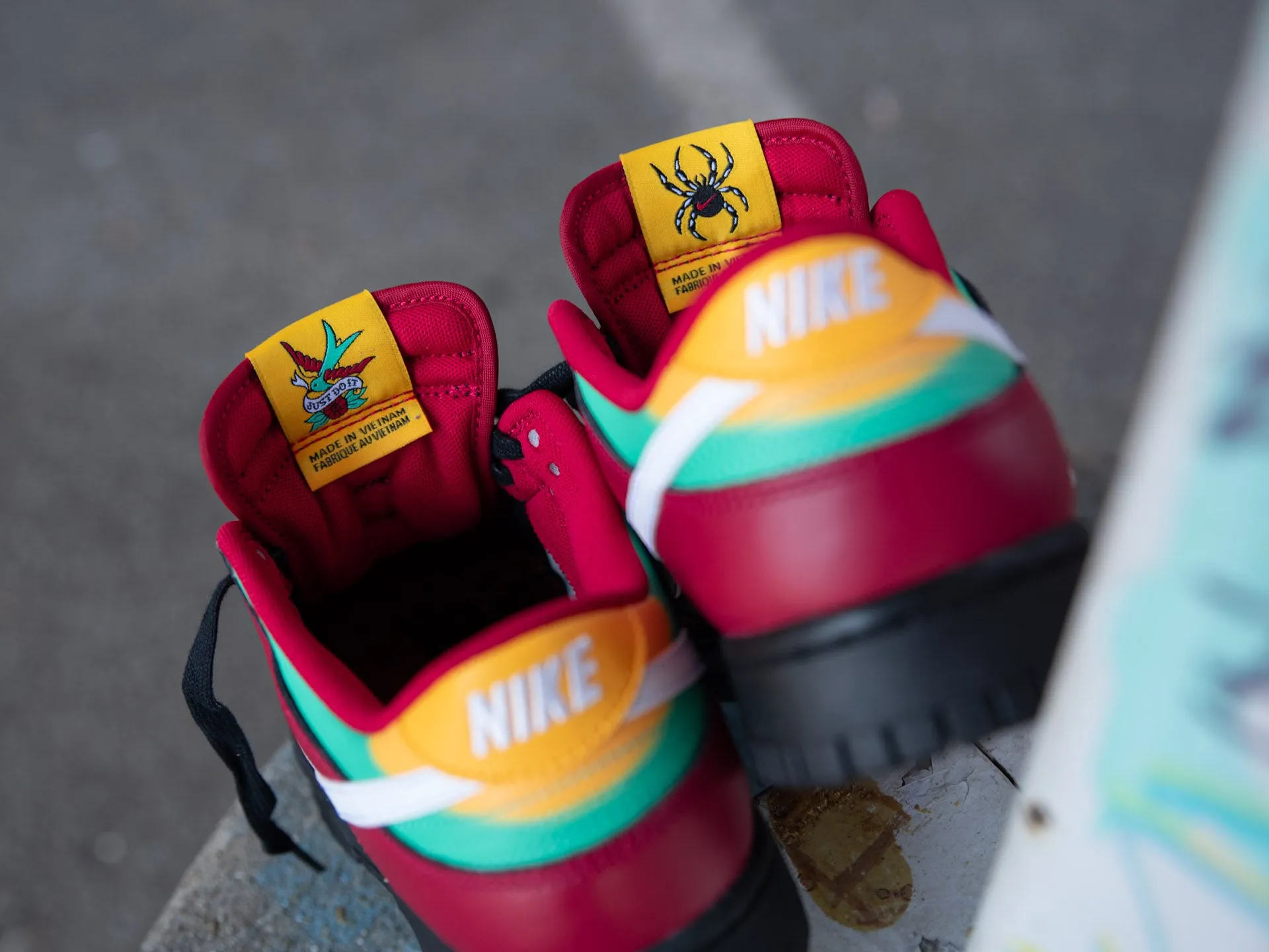 Nike Dunk Low Retro Ltd 'Biker Tattoos' -Originally $135.00