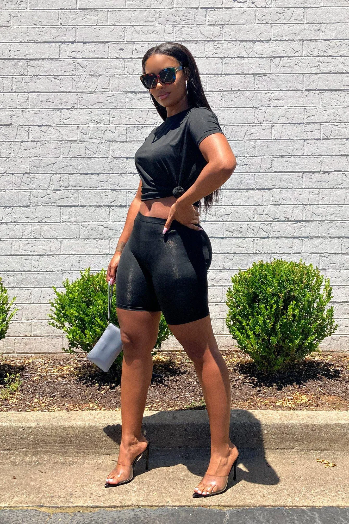 Outside the Gym Tunic Top & Biker Shorts SET