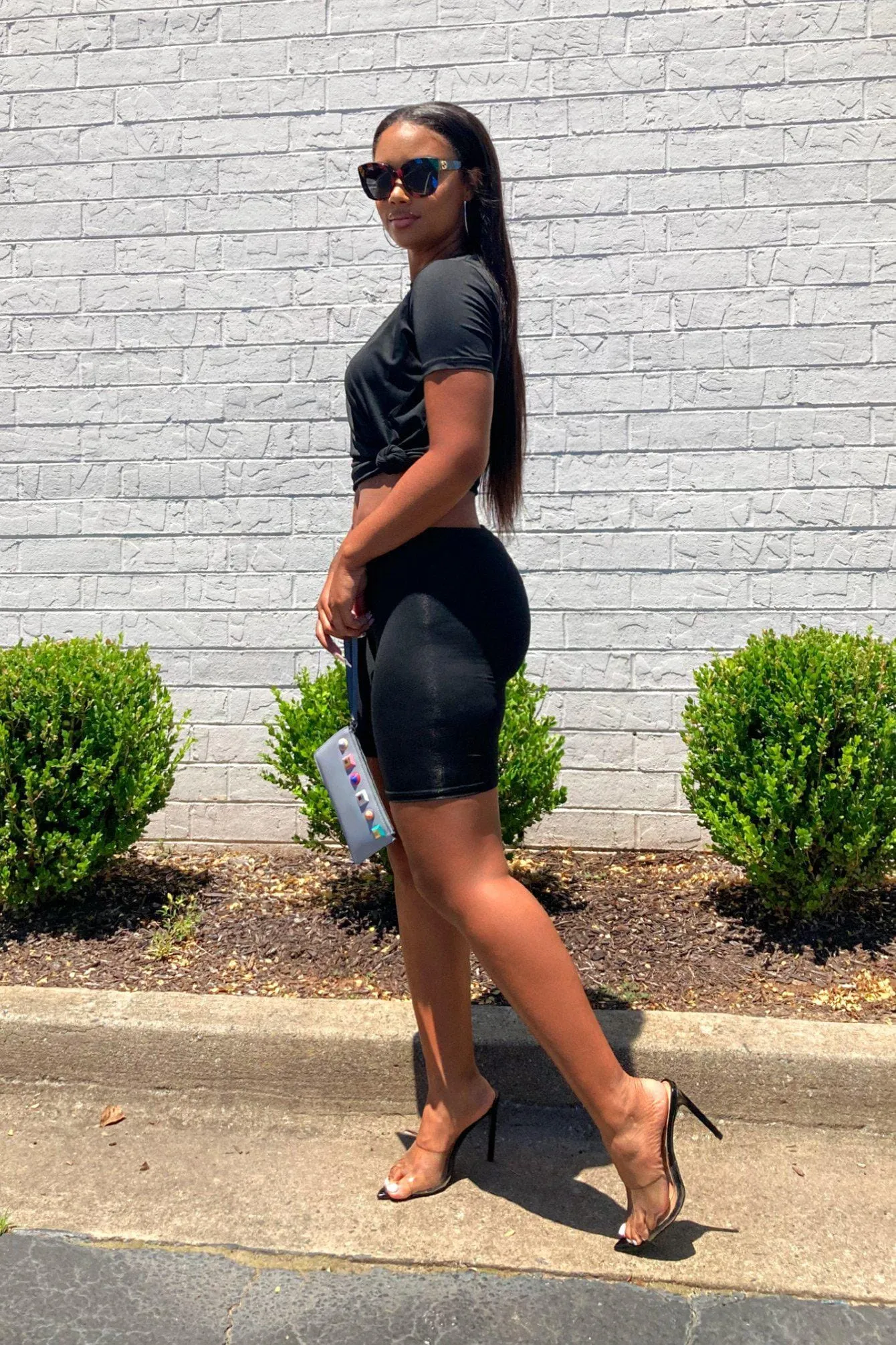 Outside the Gym Tunic Top & Biker Shorts SET