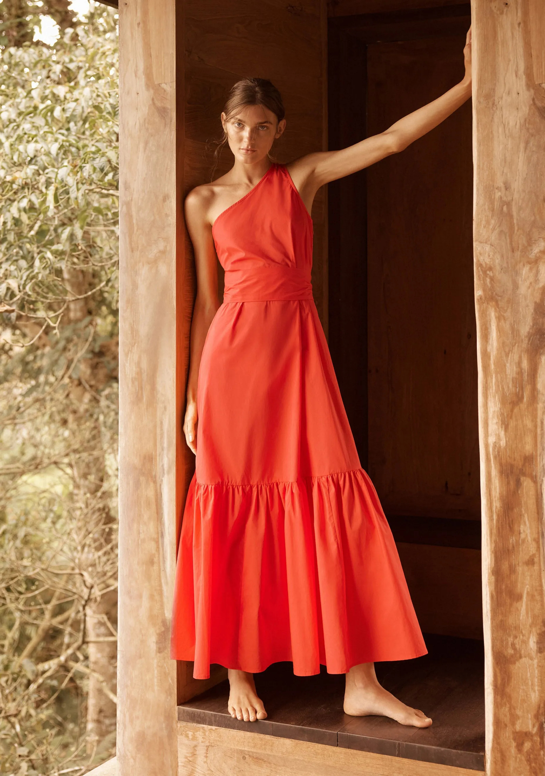 Palma Maxi Dress_Red
