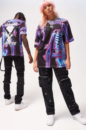 Parallel Skeleton X-Ray Print T-shirt