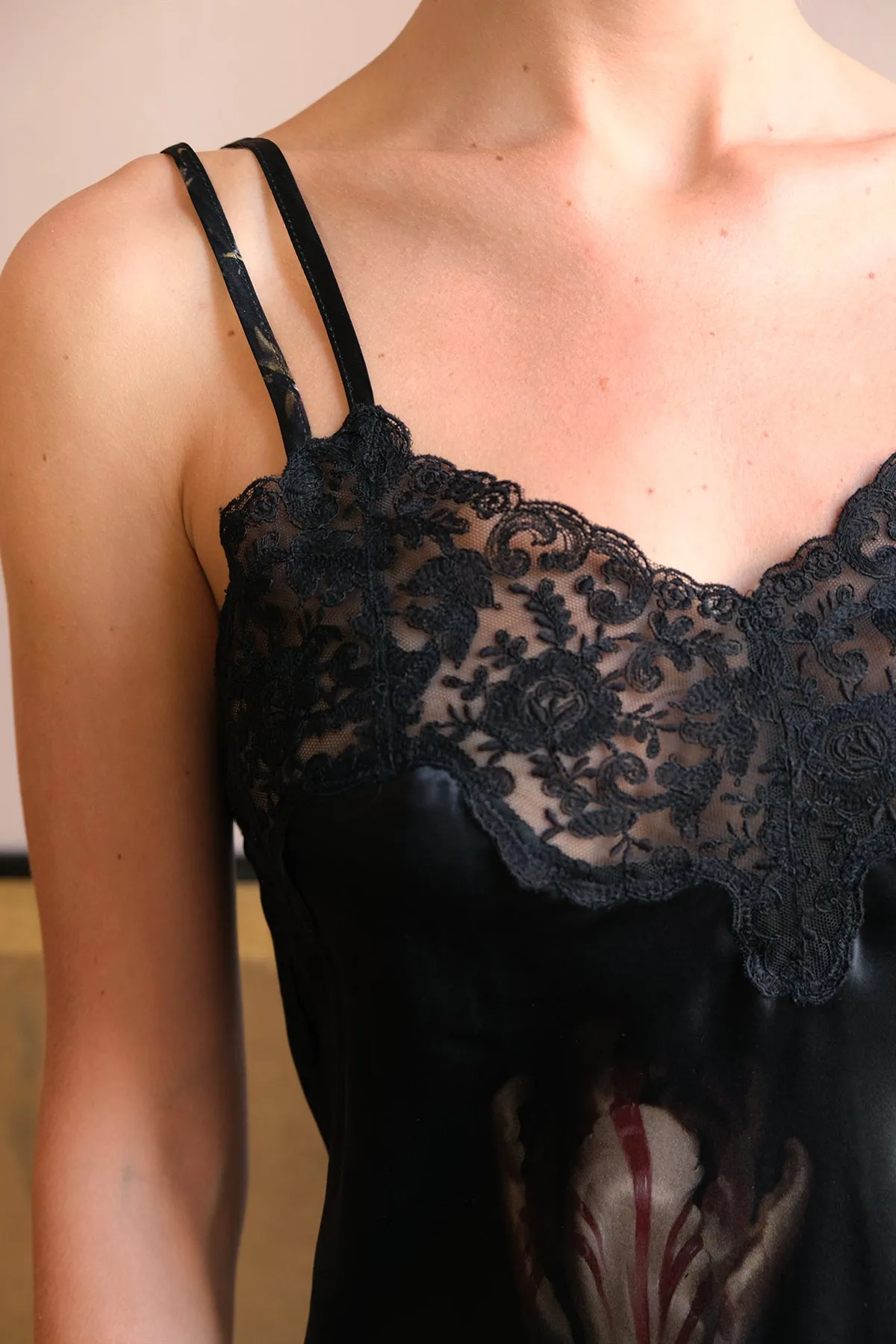 PARIS SILK SHORT SLIP DRESS - Archive