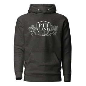 PIT LANE CLOTHING Heavyweight Fleece Hoodie - Crest Titanium