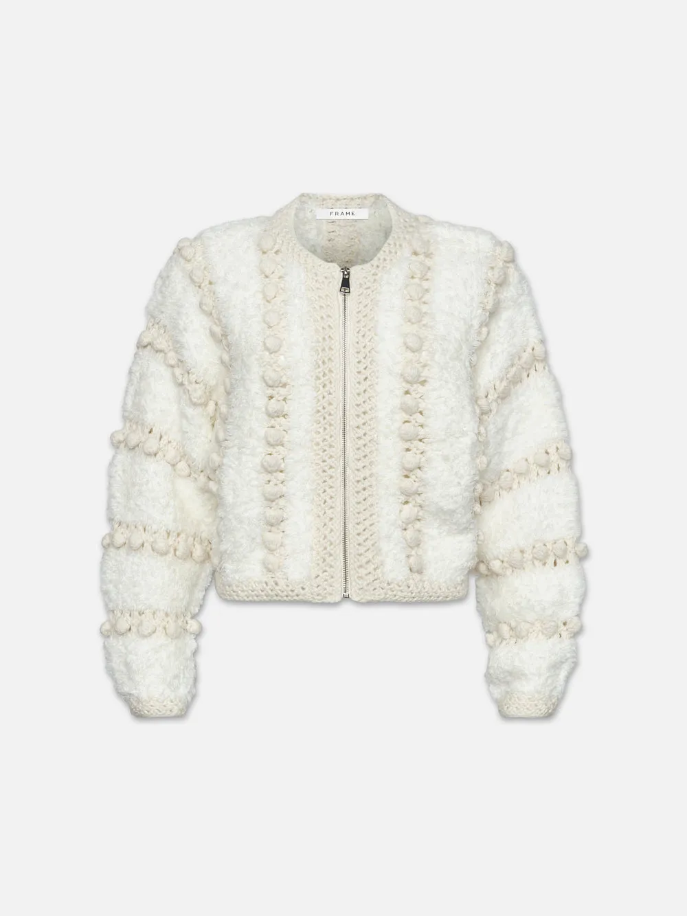 Pom Pom Cardi -- Cream