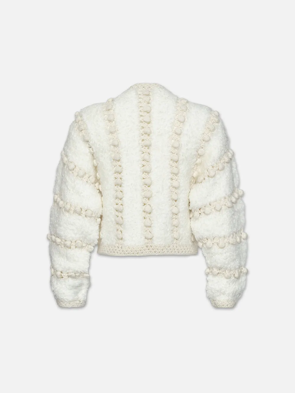Pom Pom Cardi -- Cream