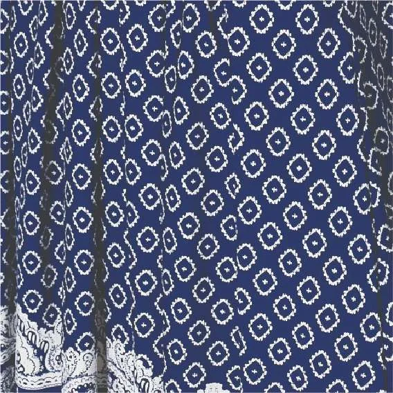 Printed 1/2 Sleeve Midi Dress