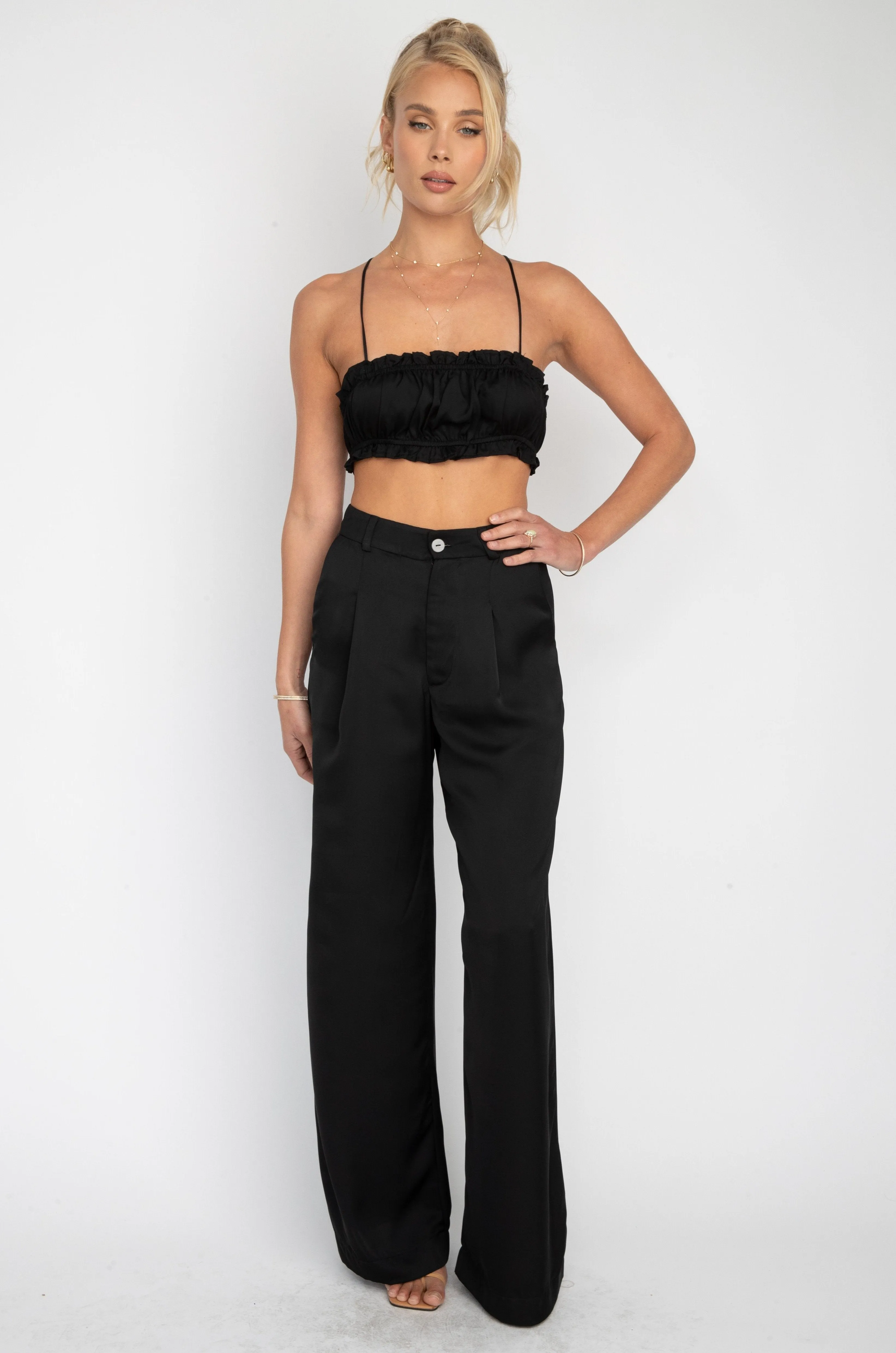 Sasha Trouser in Black