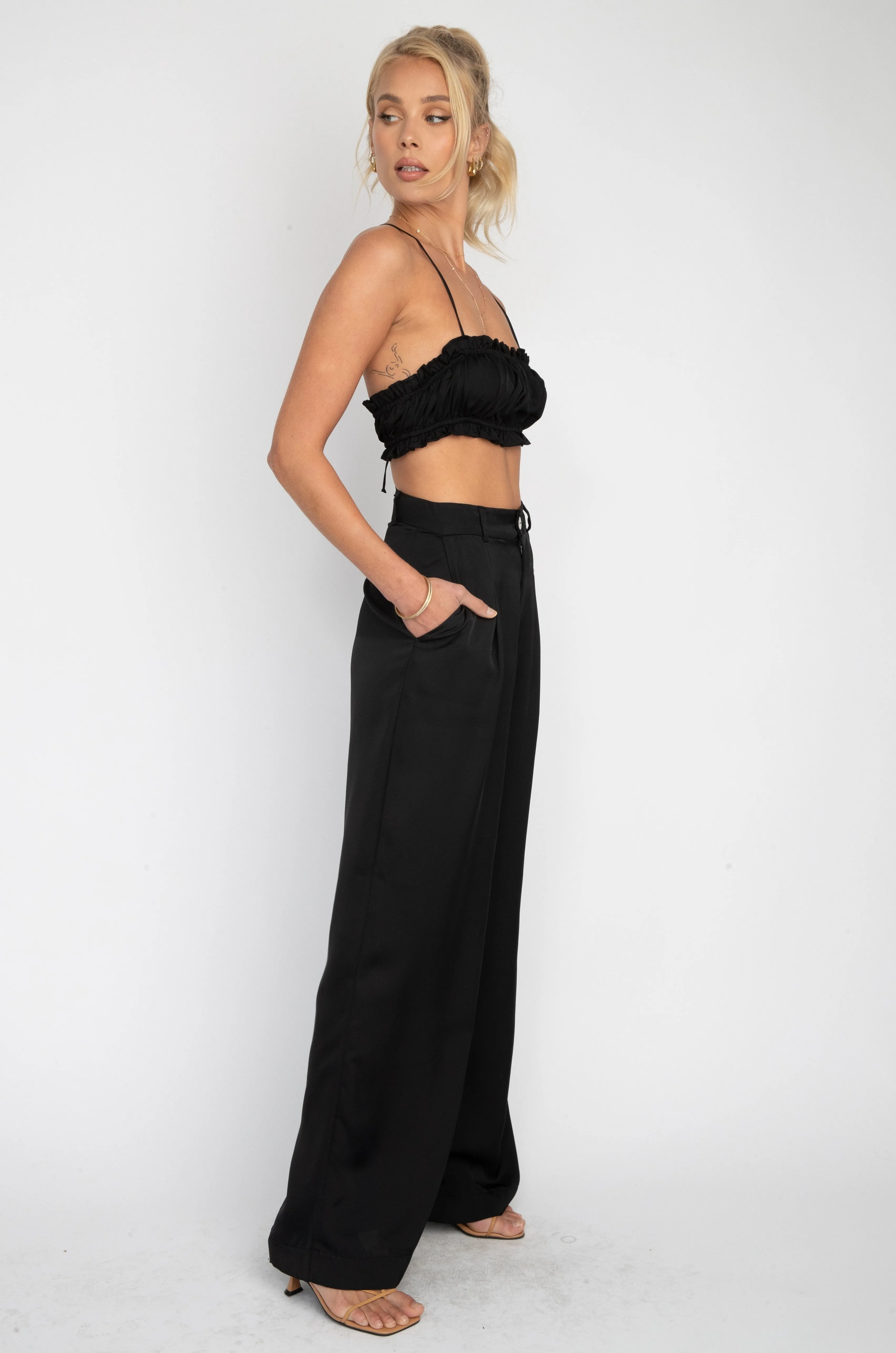 Sasha Trouser in Black