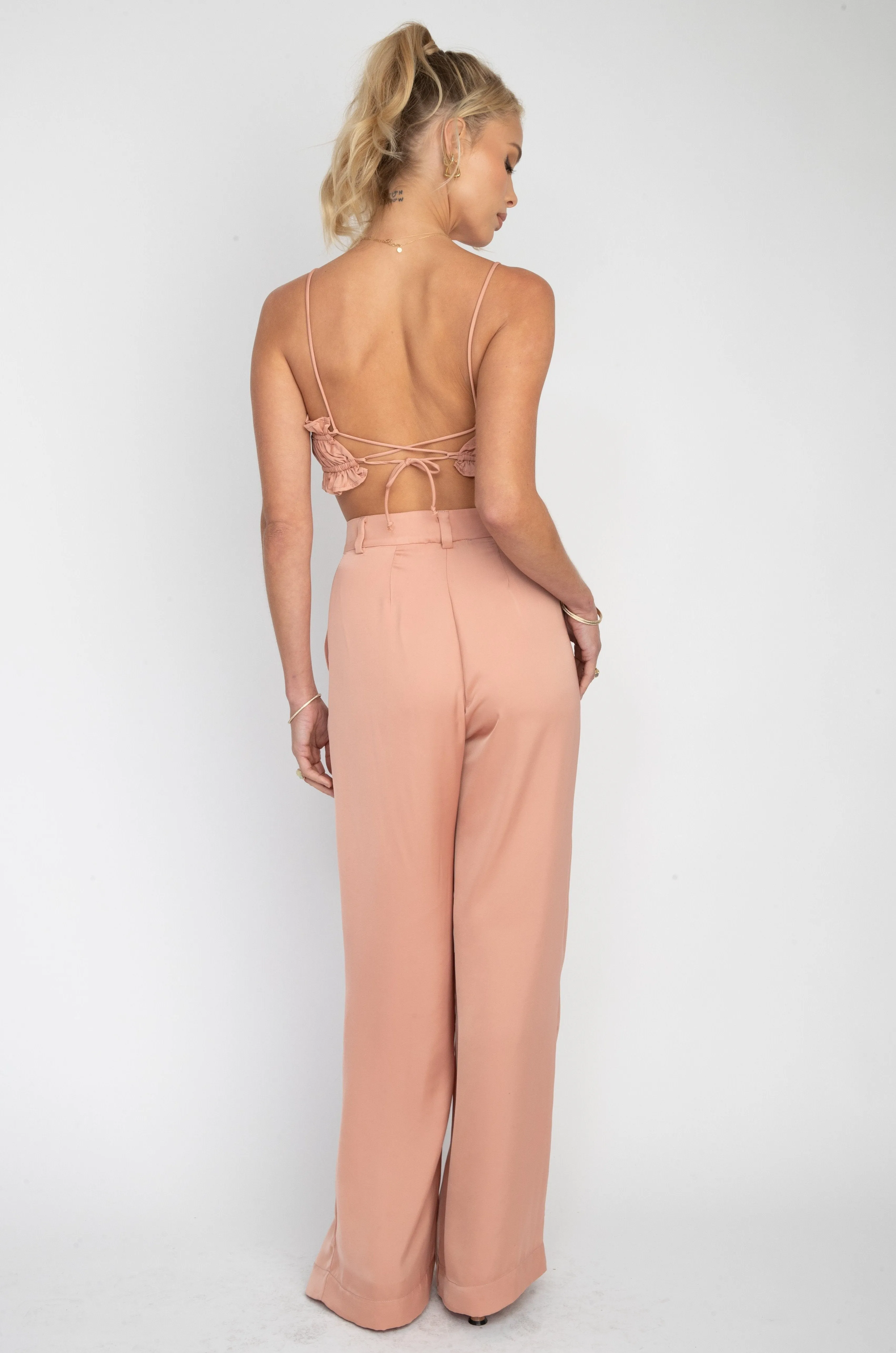 Sasha Trouser in Blush