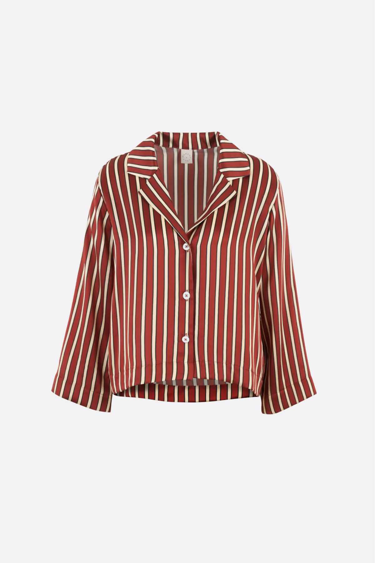 SERENA MAROON SILK PJ SET - Archive