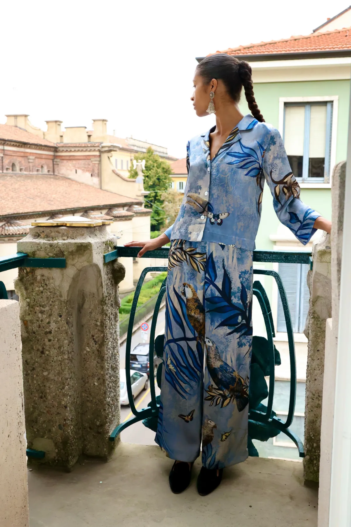 SERENA PARROT SILK PJ SET - Archive