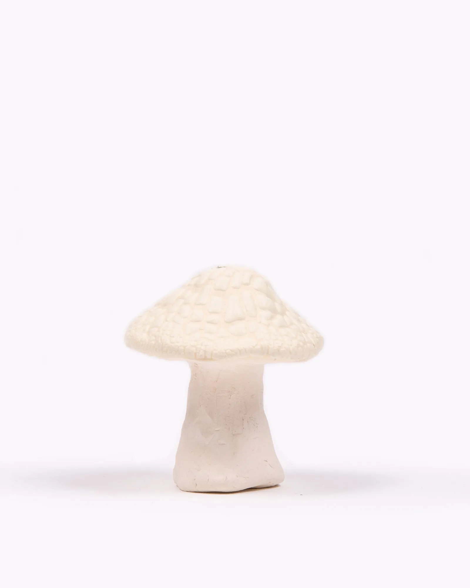 Shroom Ceramic Incense Holder - White Crawl