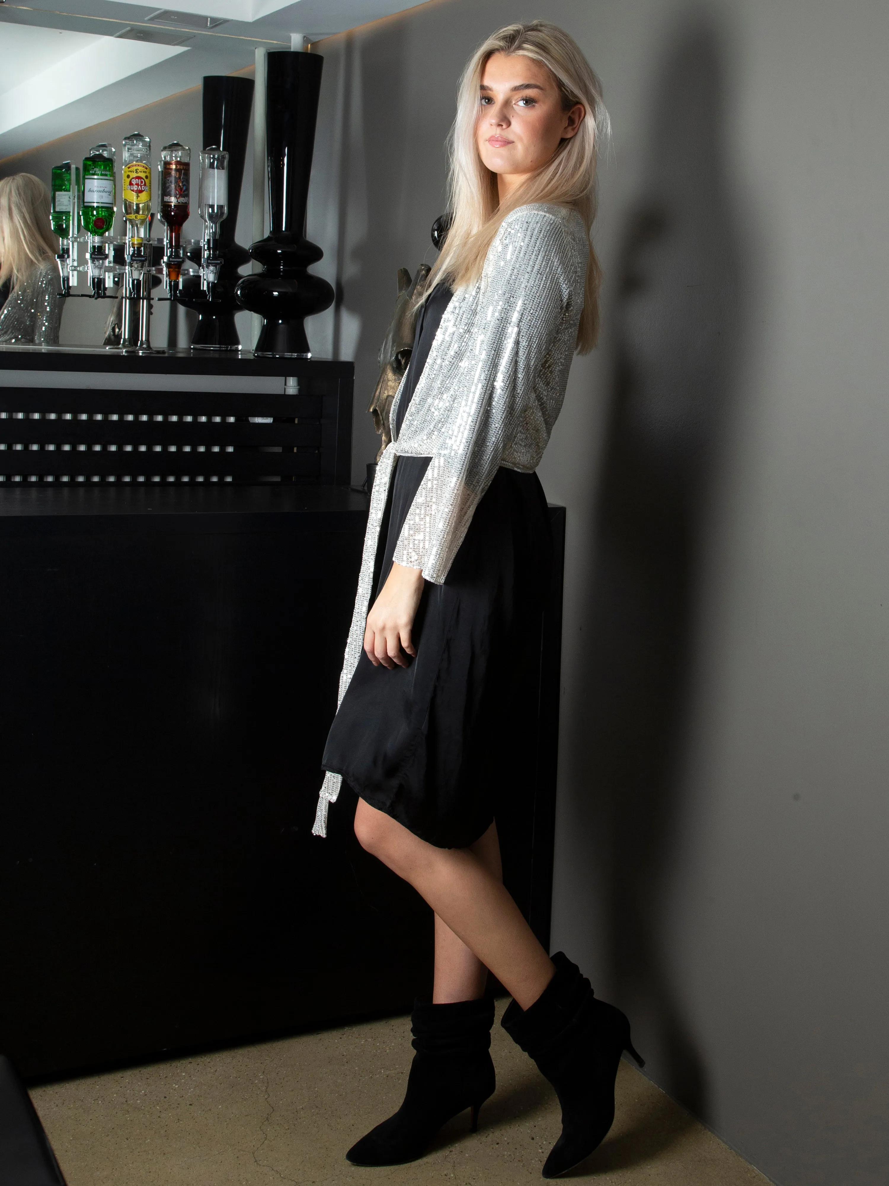 SMILLA bolero wrap - Silver