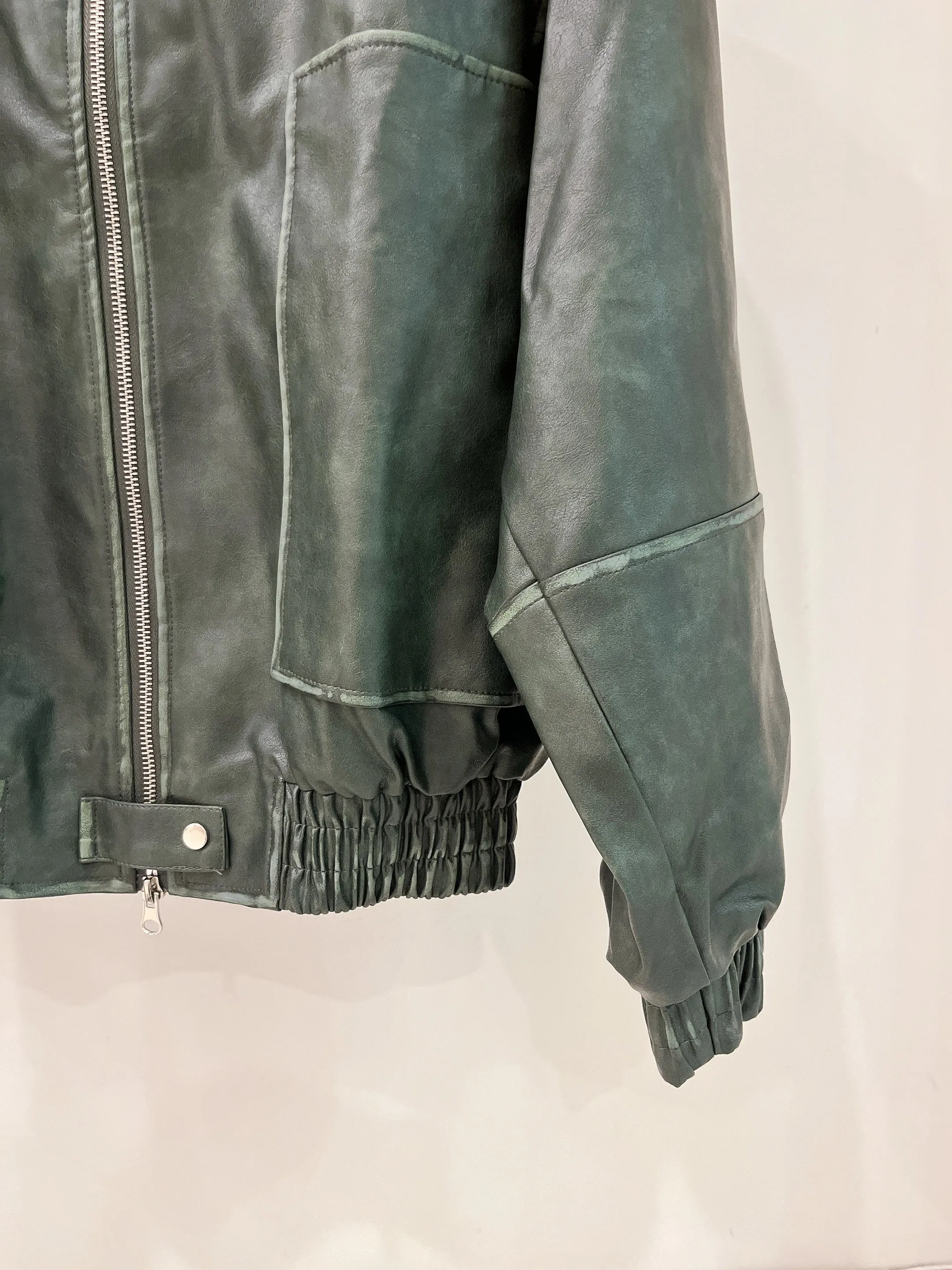 SMITH Distressed leather jacket