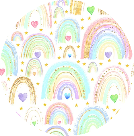 Sweet Summer Rainbow Love - Girls Bamboo Sleeveless Jumper