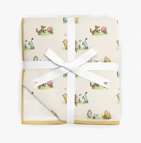 Sweet Summer Vintage Pooh - Bamboo Blankets