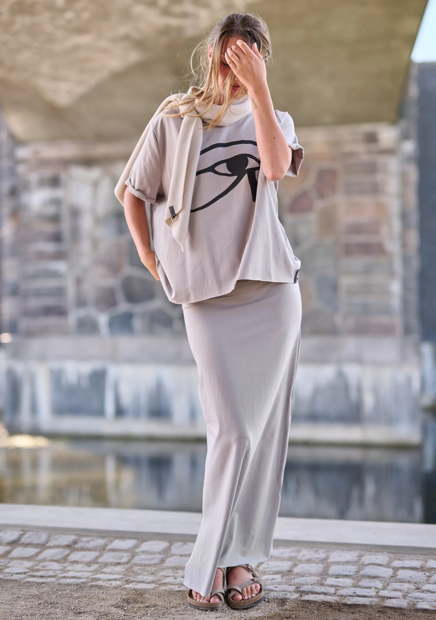 TEE EYE PRINT - 96086 - SAND