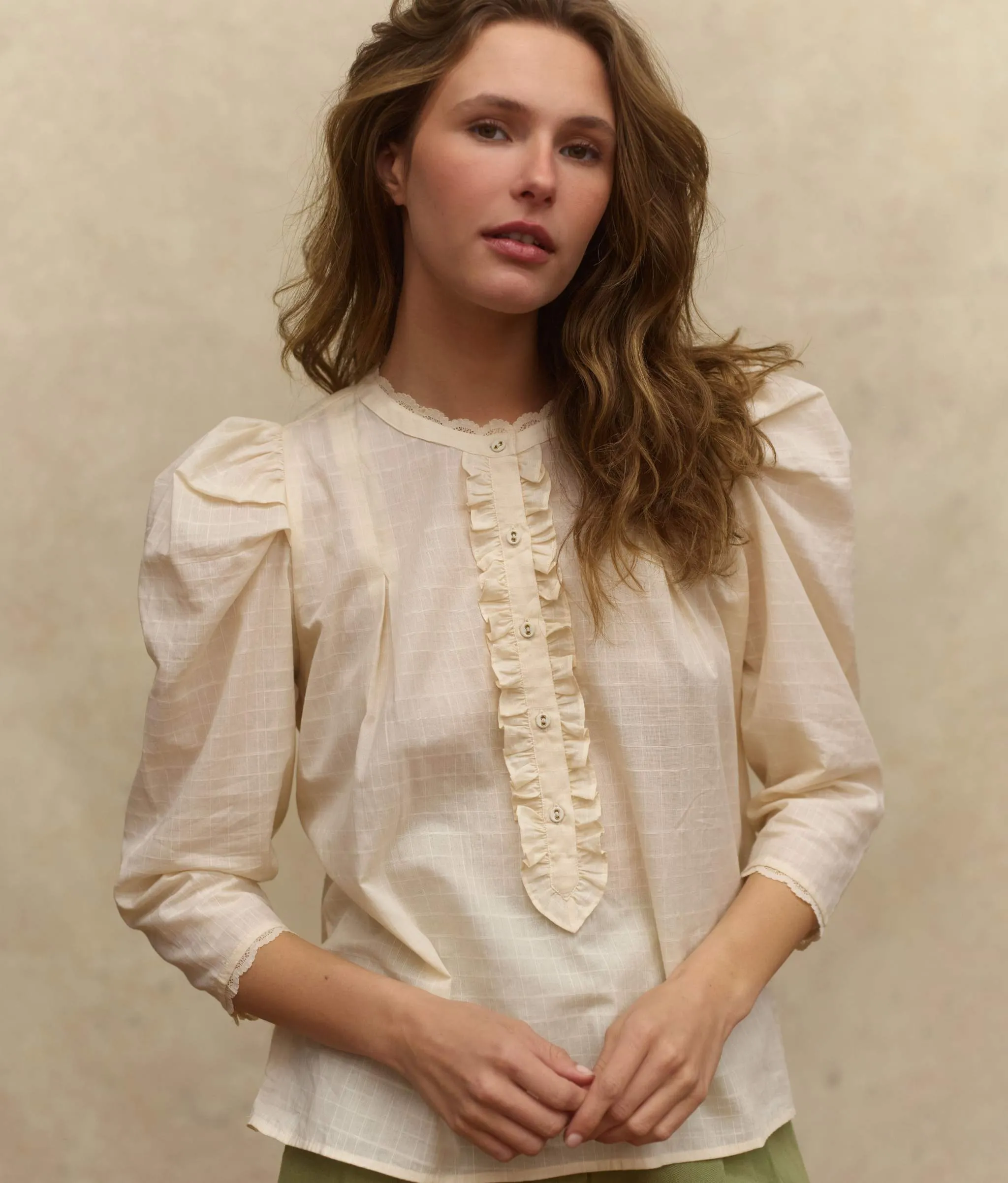 The Morgan Blouse | Pearl