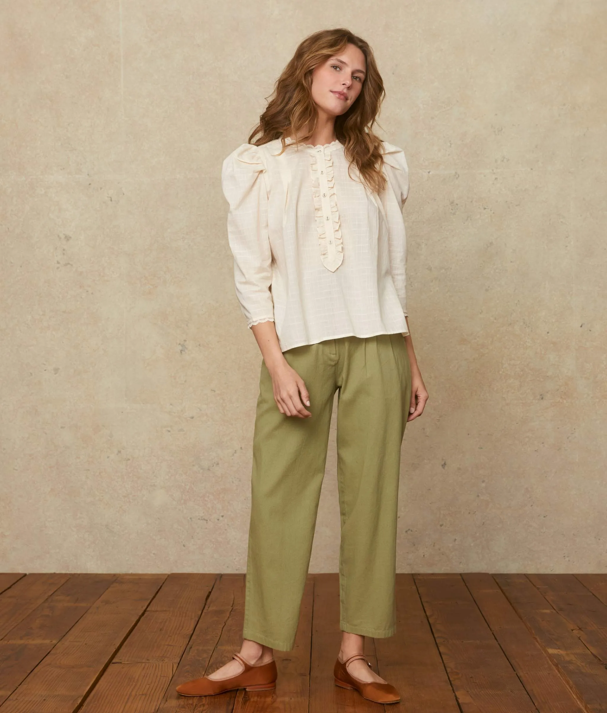 The Morgan Blouse | Pearl