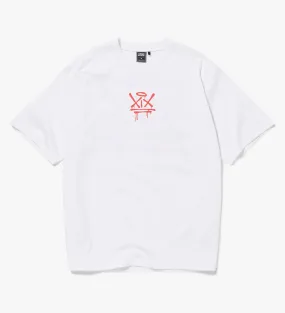 XIX Spray T-Shirt [White/Red]